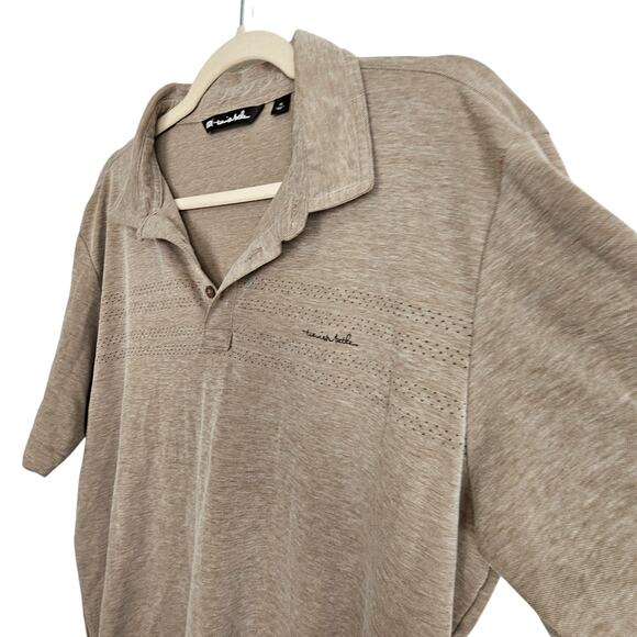 Travis Mathew Polo Short Sleeve Polo Shirt Pima Cotton Polo Shirt Men XL Brown - Picture 4 of 8